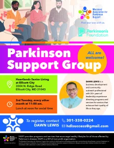 Parkinson Support Group, Ellicott City MD
